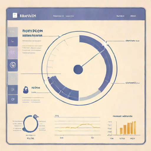 Digital report chart icon for receiving results
