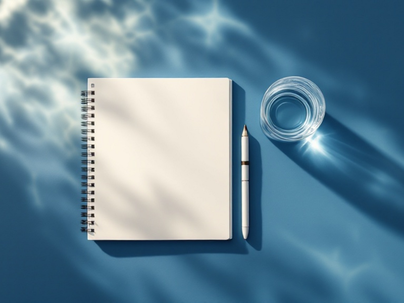 Notebook and training kit representing creatine, cellular energy and mitochondrial wellness.