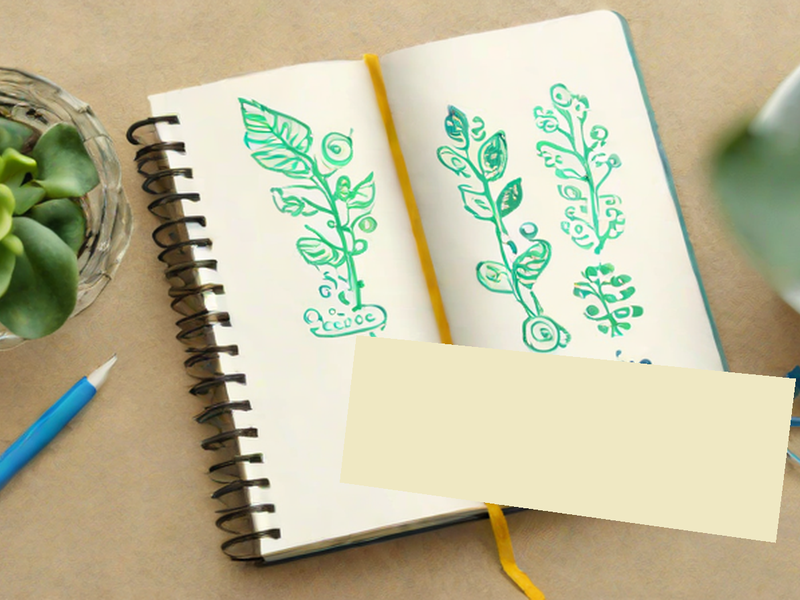 Notebook with abstract NAD+ and mitochondria sketches for a careful UK wellness guide to cellular energy and ageing biology.